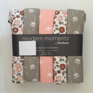 NEW Baby Receiving Blankets Soft Cozy  Floral Prints | Modern Moments